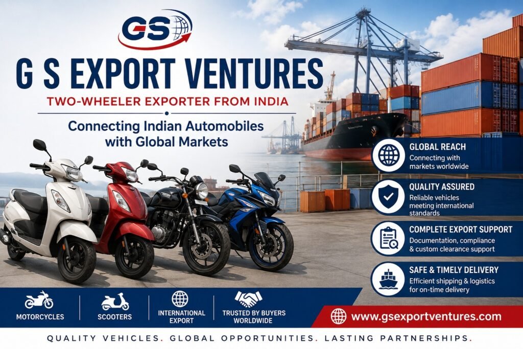 two wheeler exporter